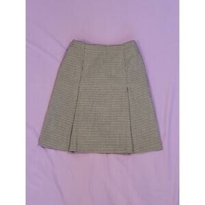 LASEDUIRE 405 CAPIRON Houndstooth Mini Skirt A-Line Sz XS